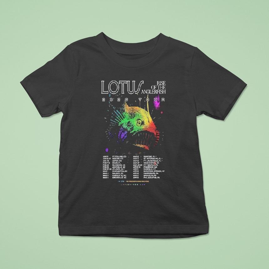 Lotus Rise Of The Anglerfish Tour 2026 Shirt