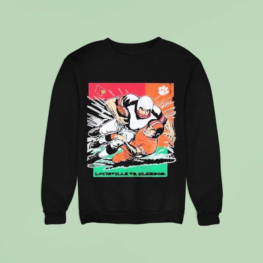 Louisville Cardinals Vs Clemson Tigers 2025 Gameday Shirt Louisville Cardinals Vs Clemson Tigers 2025 Gameday Shirt
