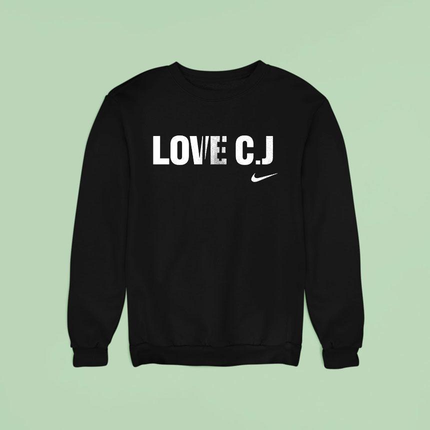 Love Cj Philadelphia Eagles Logo Shirt Love Cj Philadelphia Eagles Logo Shirt