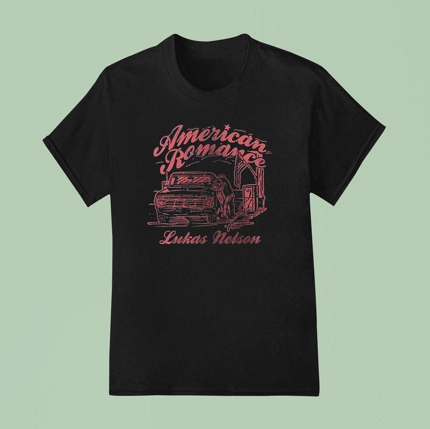 Lukas Nelson American Romance Tour Dates Schedule Graphic Shirt