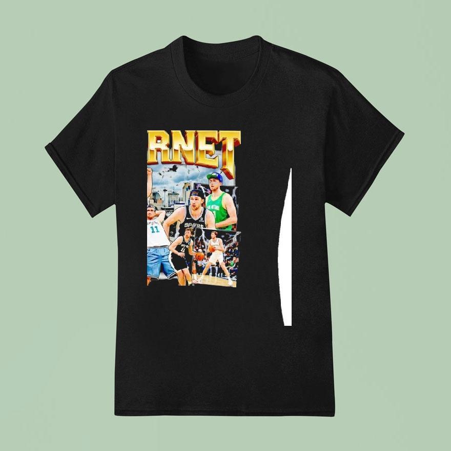 Luke Kornet San Antonio Spurs Basketball Graphic Shirt