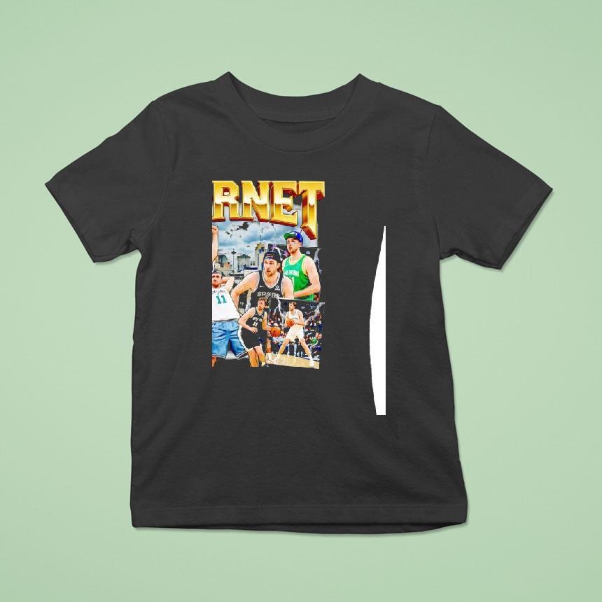 Luke Kornet San Antonio Spurs Basketball Graphic Shirt