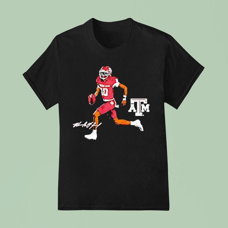 Marcel Reed Texas Am Aggies Superstar Pose Signature Shirt