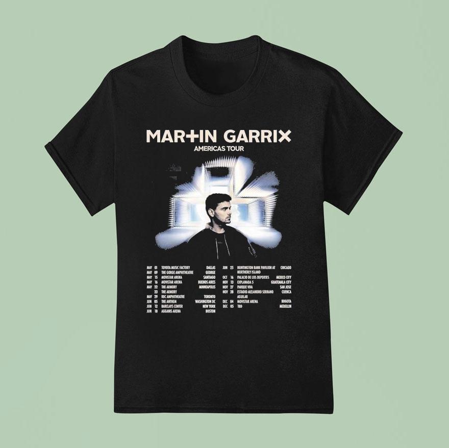 Martin Garrix Americas Tour North And South America 2026 Dates Shirt