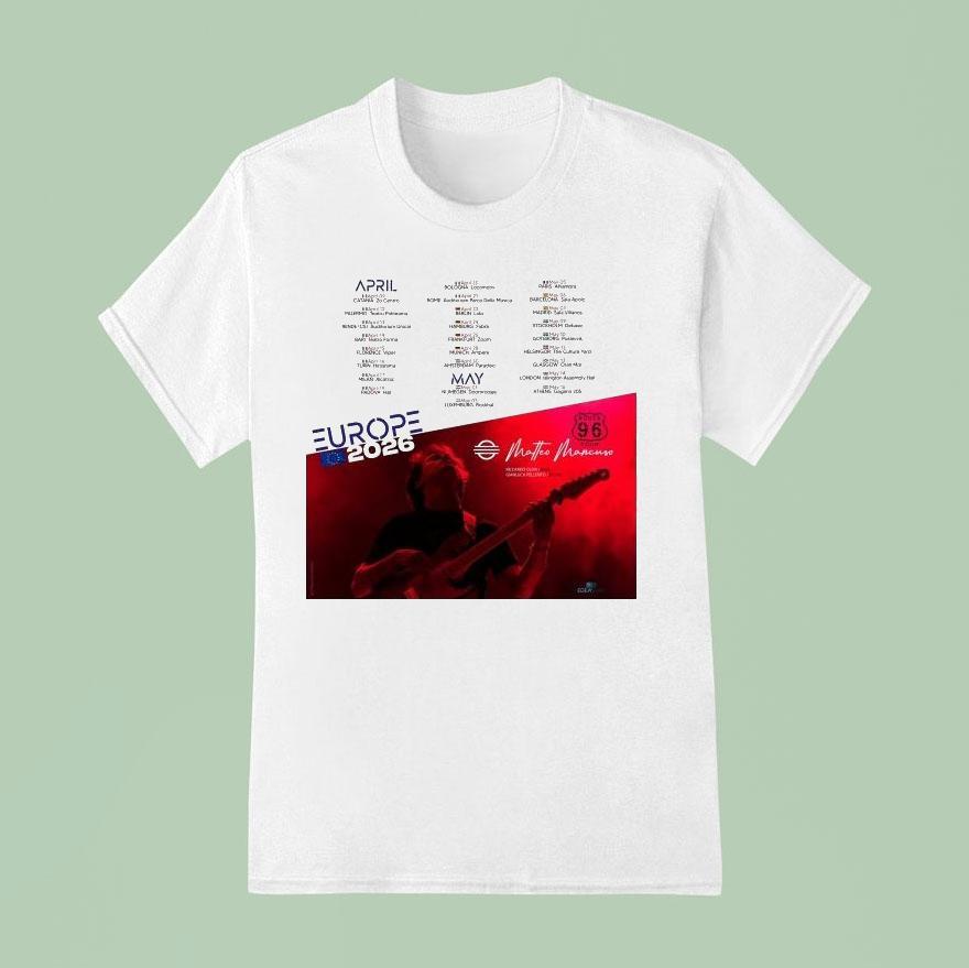 Matteo Mancuso Europe Tour 2026 Shirt