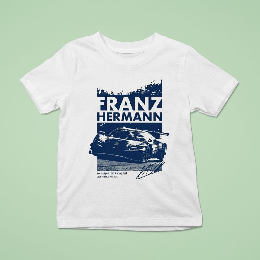 Max Verstappen Franz Hermann Racing Test Deutschland 9 Mai 2025 F1 Shirt