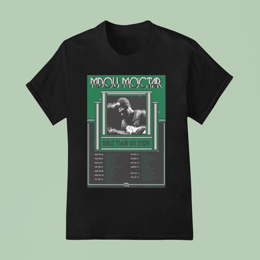 Mdou Moctar Solo Tour Us 2026 Shirt