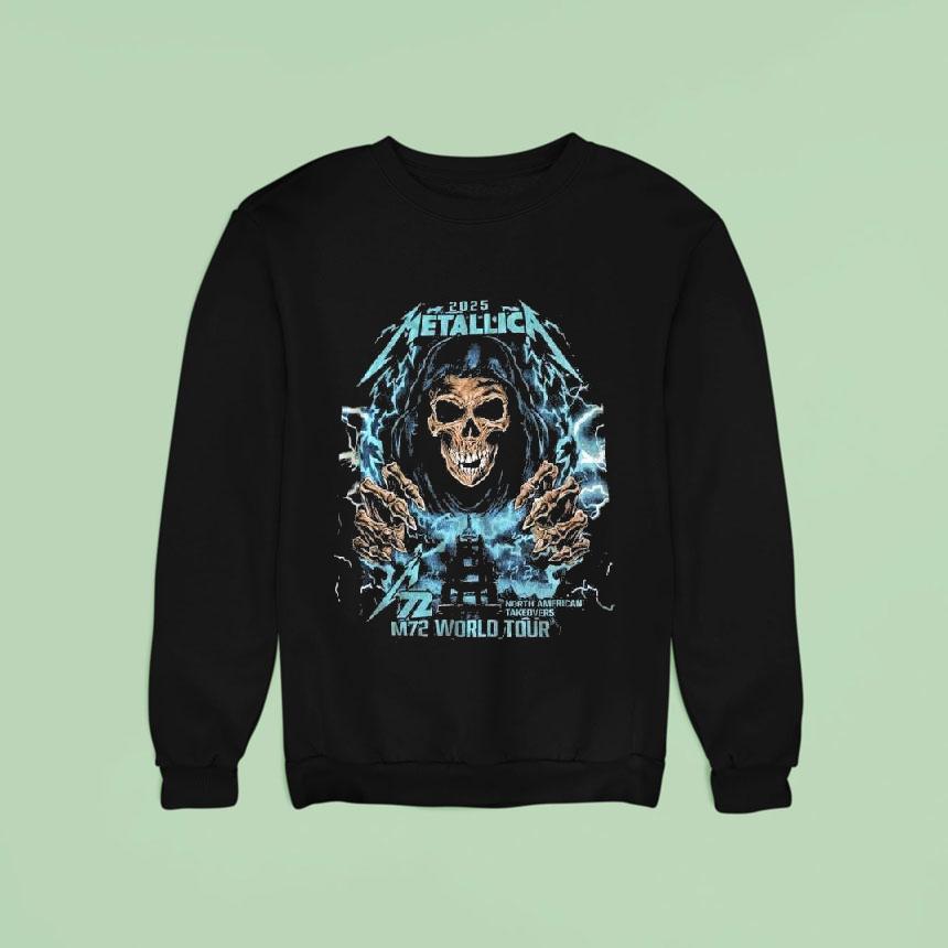 Metallica North American Takeovers M72 World Tour Shirt Metallica North American Takeovers M72 World Tour Shirt