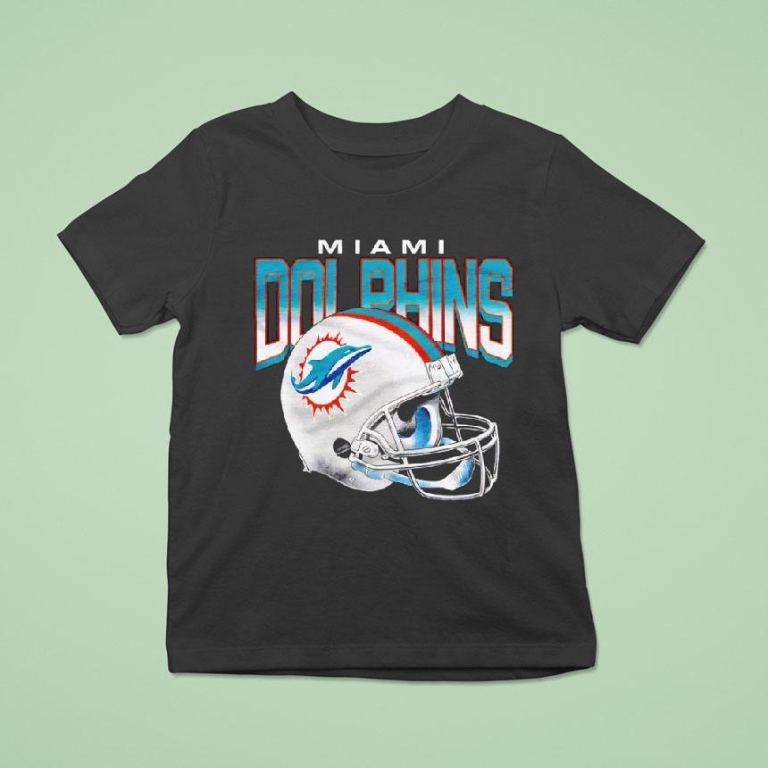 Miami Dolphins Gradient Helmet Shirt