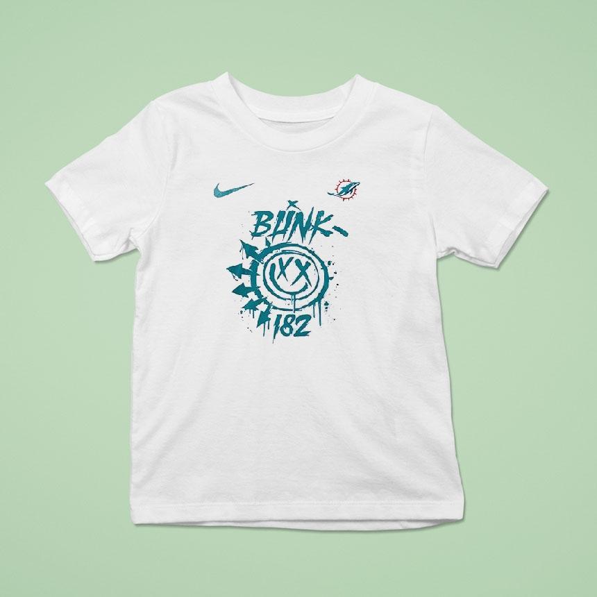 Miami Dolphins X Blink 182 Go Dolphins Bunny Shirt