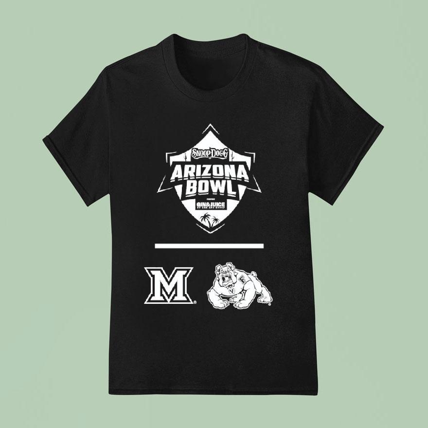 Miami Redhawks Vs Fresno State Bulldogs Football Snoop Dogg Arizona Bowl Shirt