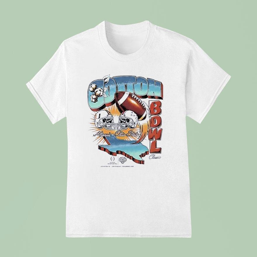 Miami Vs Ohio State 2025 Cotton Bowl Classic Matchup Vintage Shirt