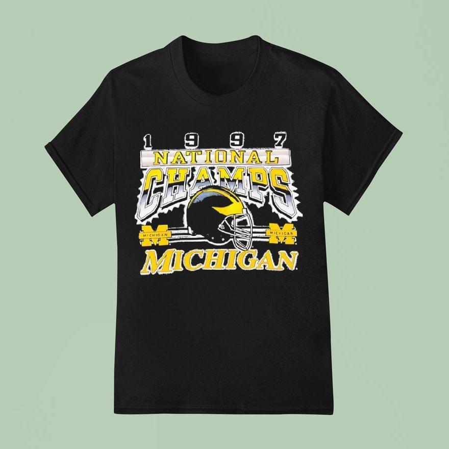Michigan Wolverines Basketball National Champions1997 Shirt