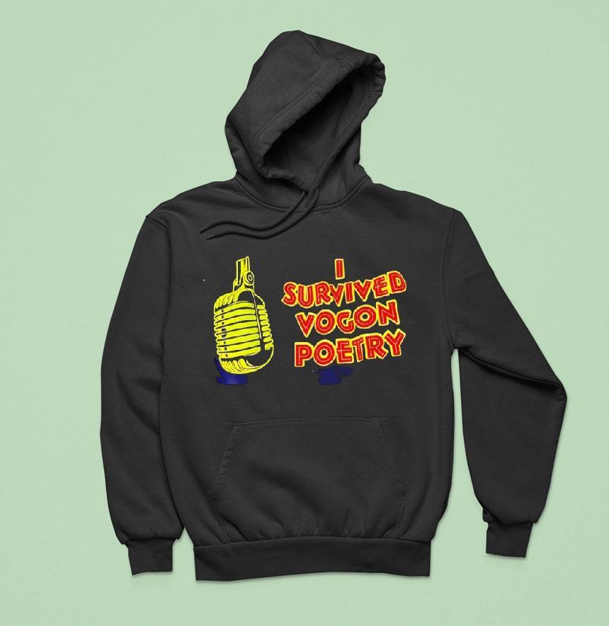 Microphone I Survived Vogon Poetry Shirt Microphone I Survived Vogon Poetry Shirt