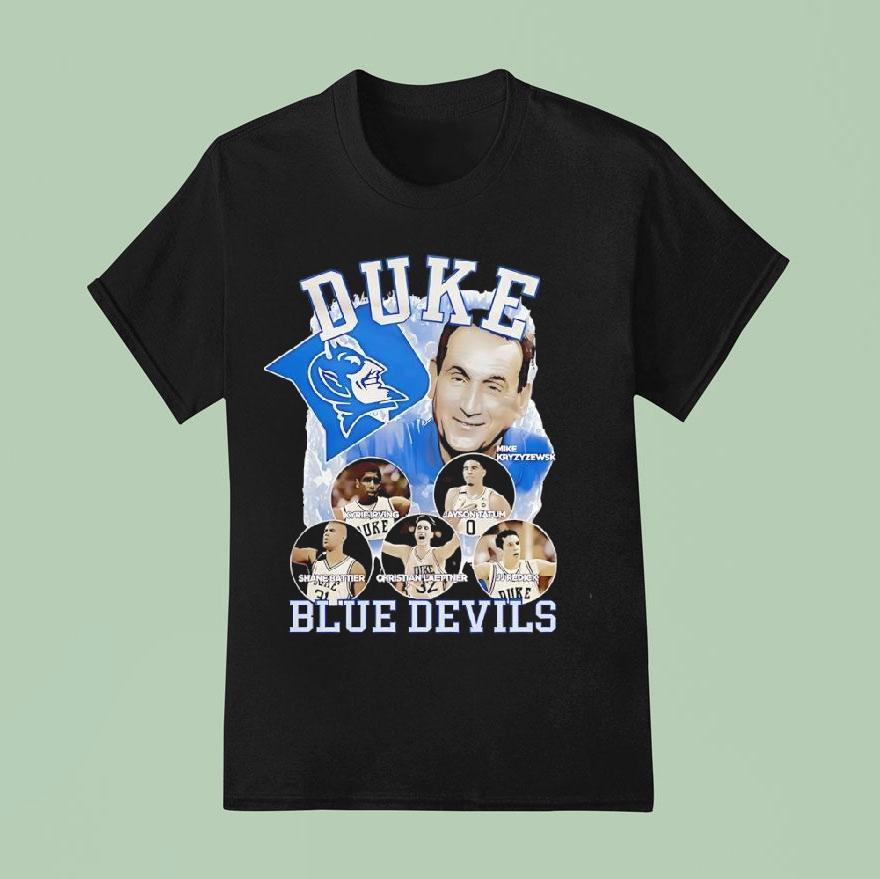 Mike Kyrie Jayson Shane Battier Christian Laettner Duke Blue Devils Celebrating The Legends Shirt