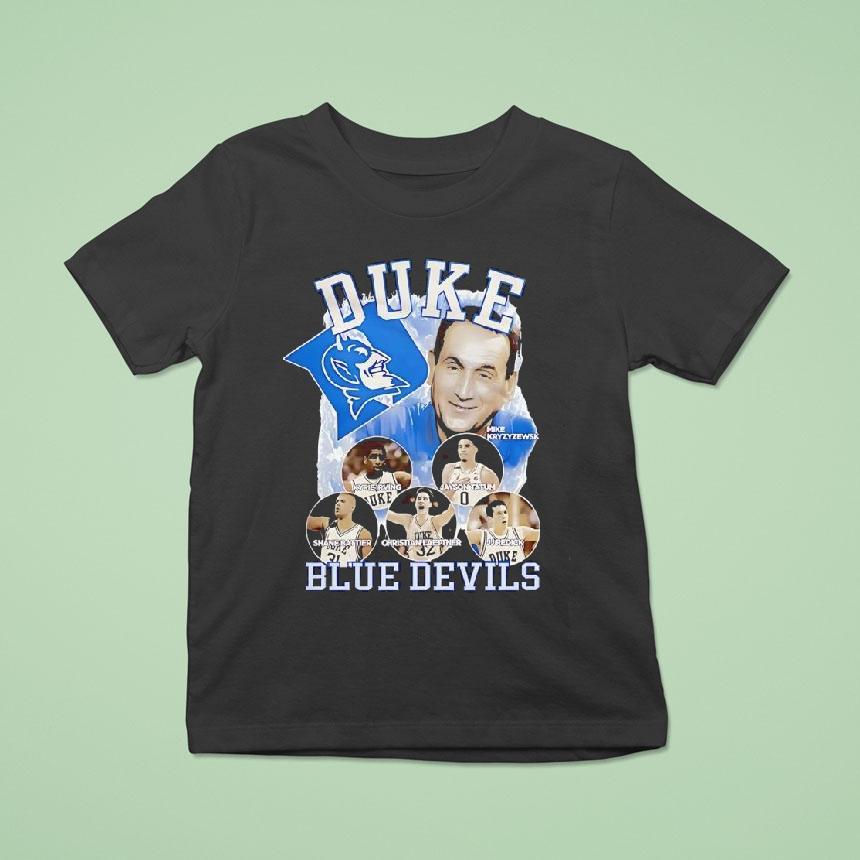 Mike Kyrie Jayson Shane Battier Christian Laettner Duke Blue Devils Celebrating The Legends Shirt