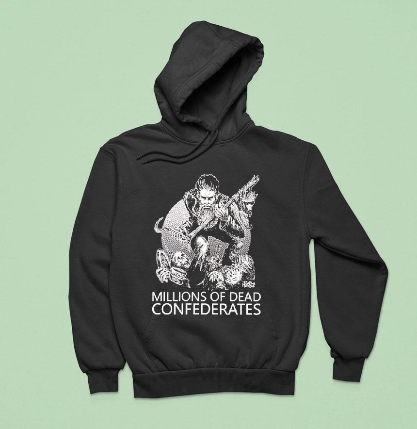 Millions Of Dead Confederates Leftver Crack Band Shirt Millions Of Dead Confederates Leftver Crack Band Shirt