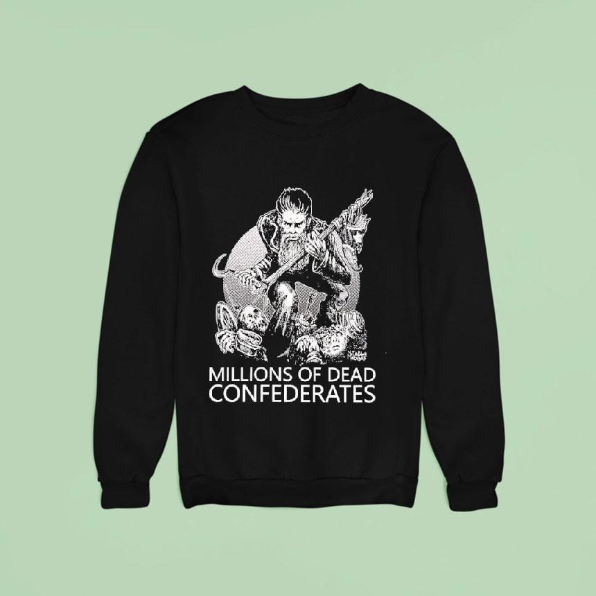 Millions Of Dead Confederates Leftver Crack Band Shirt Millions Of Dead Confederates Leftver Crack Band Shirt