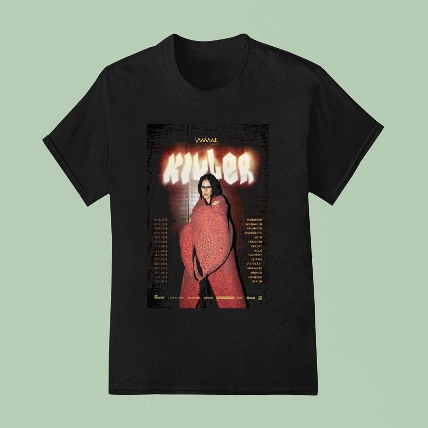 Mine Killer November Tour 2026 Shirt