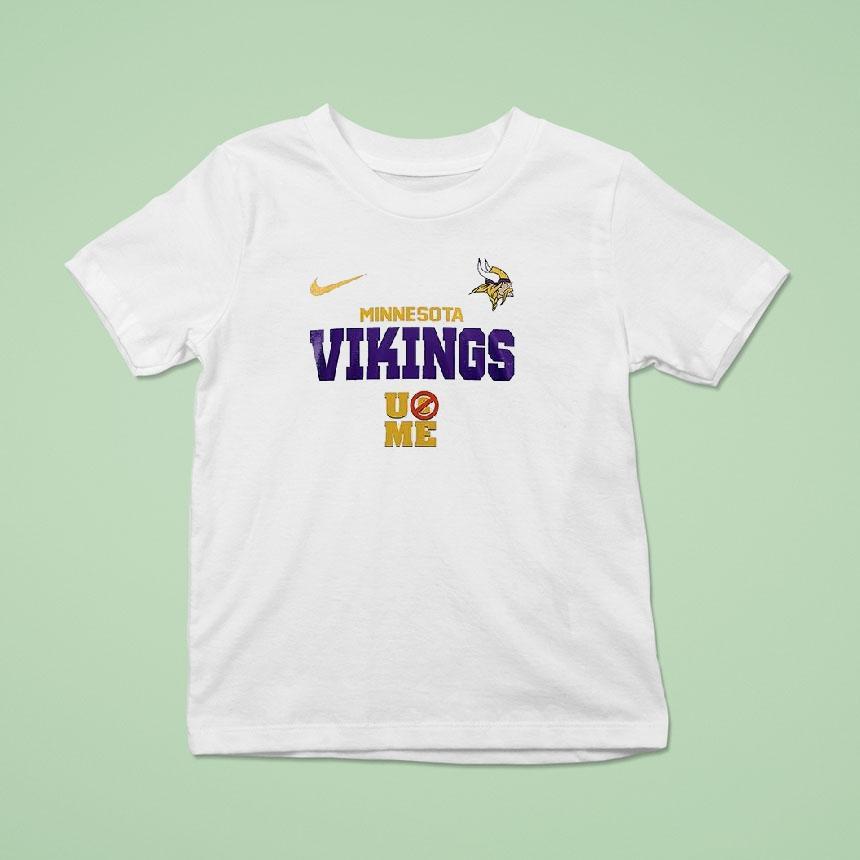 Minnesota Vikings X John Cena Never Give Up Skol Vikings Shirt