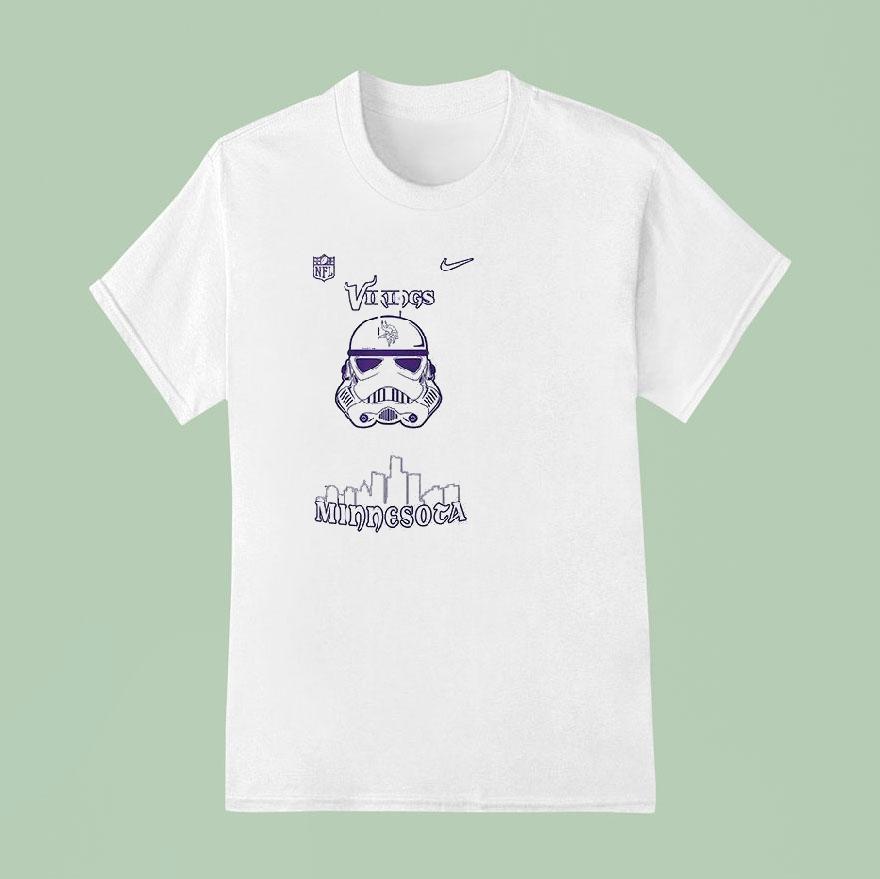 Minnesota Vikings X Storm Trooper Logo Shirt