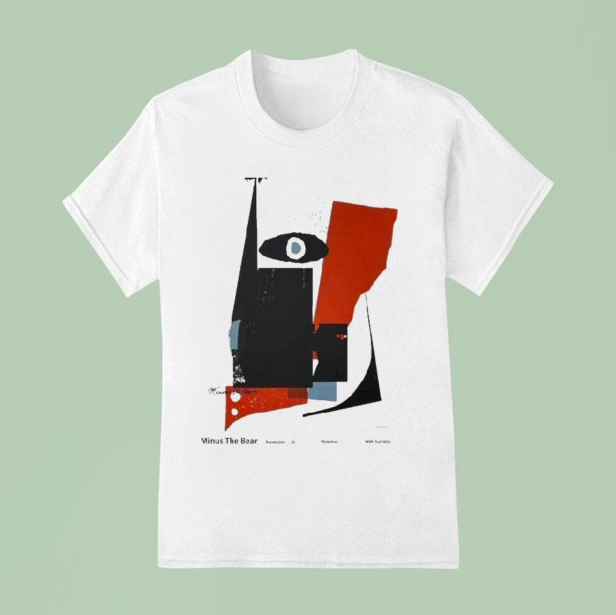 Minus The Bear Nov 26 2025 Seattle Tour Shirt