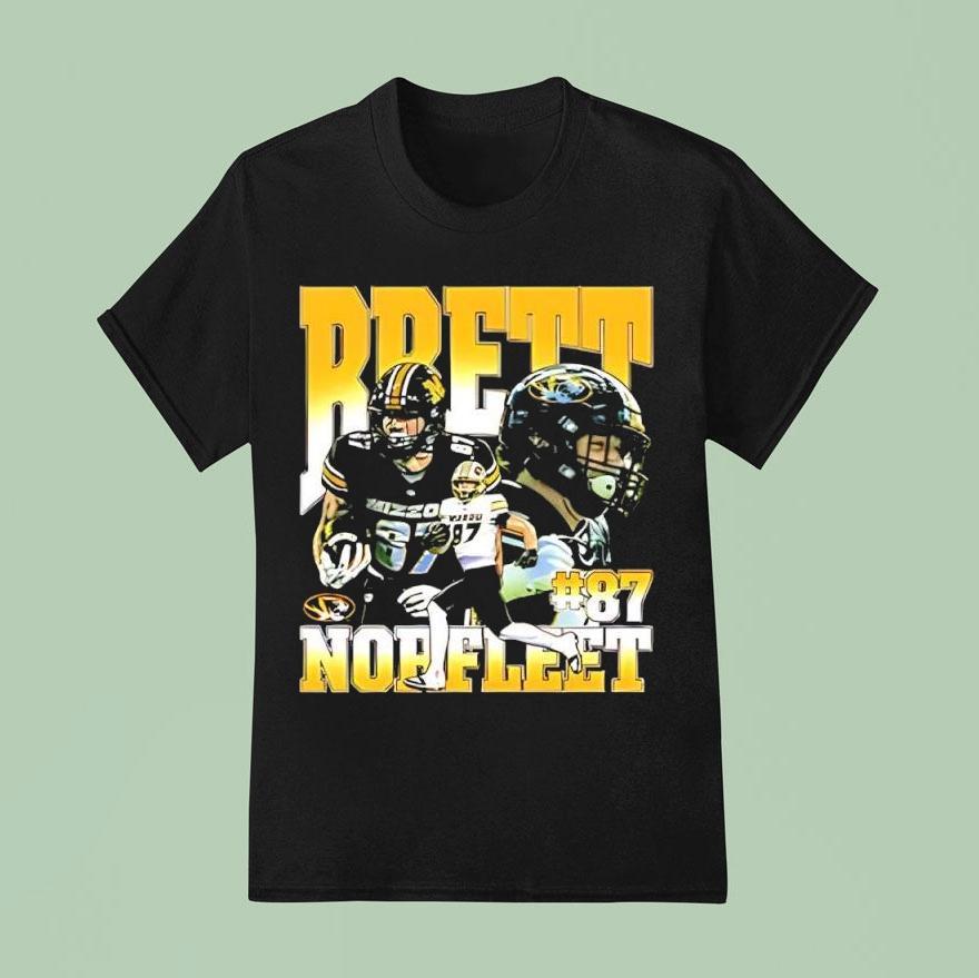 Mizzou Tigers Nil Brett Norfleet #87 Player Shirt