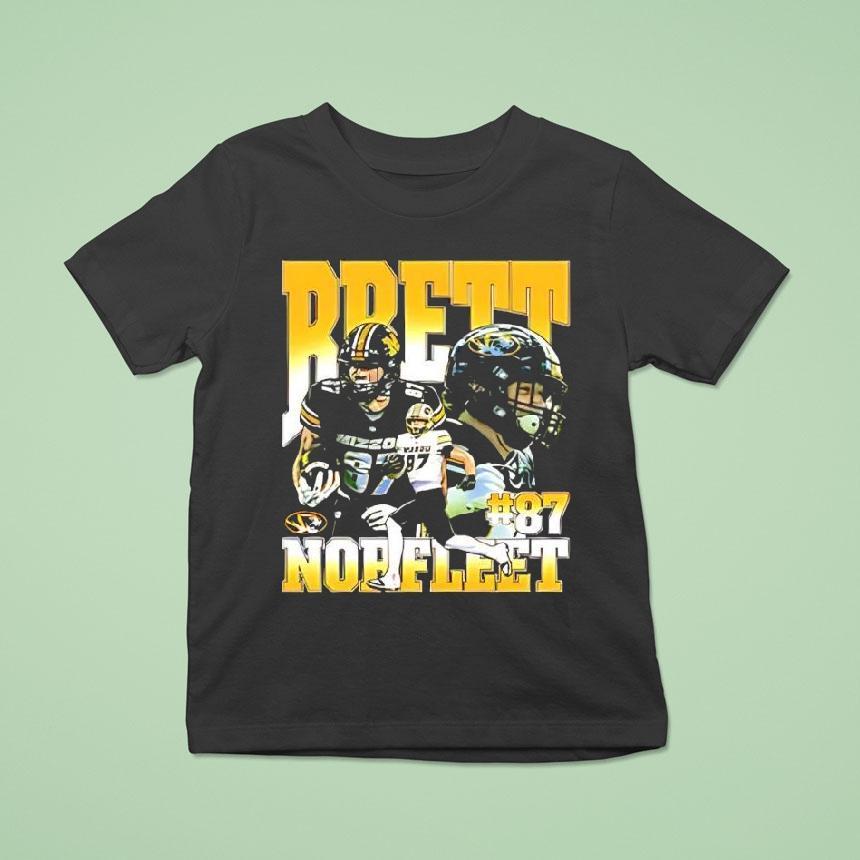 Mizzou Tigers Nil Brett Norfleet #87 Player Shirt