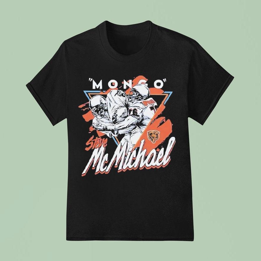 Mongo Steve Mcmichael Chicago Bears Former Graphic Shirt