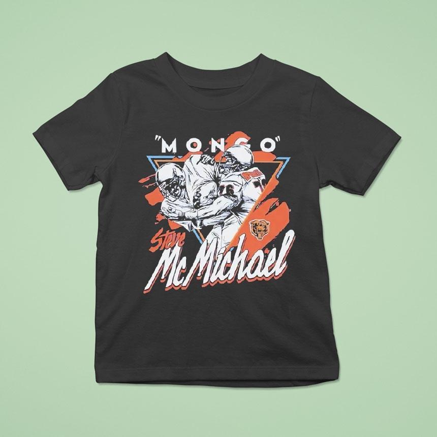 Mongo Steve Mcmichael Chicago Bears Former Graphic Shirt