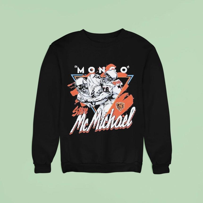 Mongo Steve Mcmichael Chicago Bears Former Graphic Shirt Mongo Steve Mcmichael Chicago Bears Former Graphic Shirt