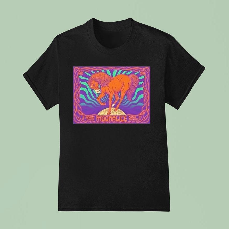 Moonalice January 2 2026 Felton Music Hall Concert Shirt