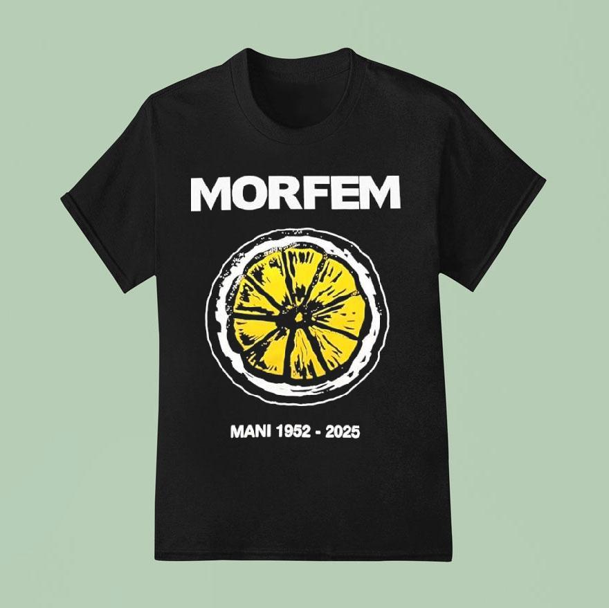 Morfem Mani 1952 2025 Gary Mounfield Lemon Graphic Shirt