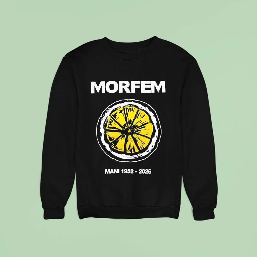 Morfem Mani 1952 2025 Gary Mounfield Lemon Graphic Shirt Morfem Mani 1952 2025 Gary Mounfield Lemon Graphic Shirt