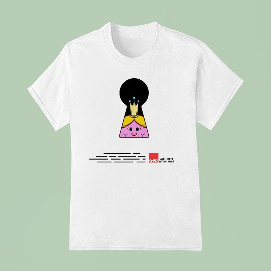 Mr. Men Little Miss Princess Keyhole Shirt