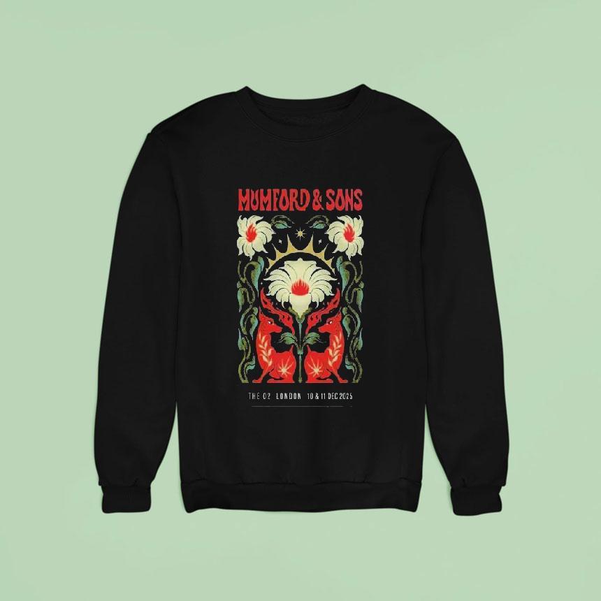 Mumford And Sons London Uk Event At The O2 On 10 And 11 December 2025 Shirt Mumford And Sons London Uk Event At The O2 On 10 And 11 December 2025 Shirt