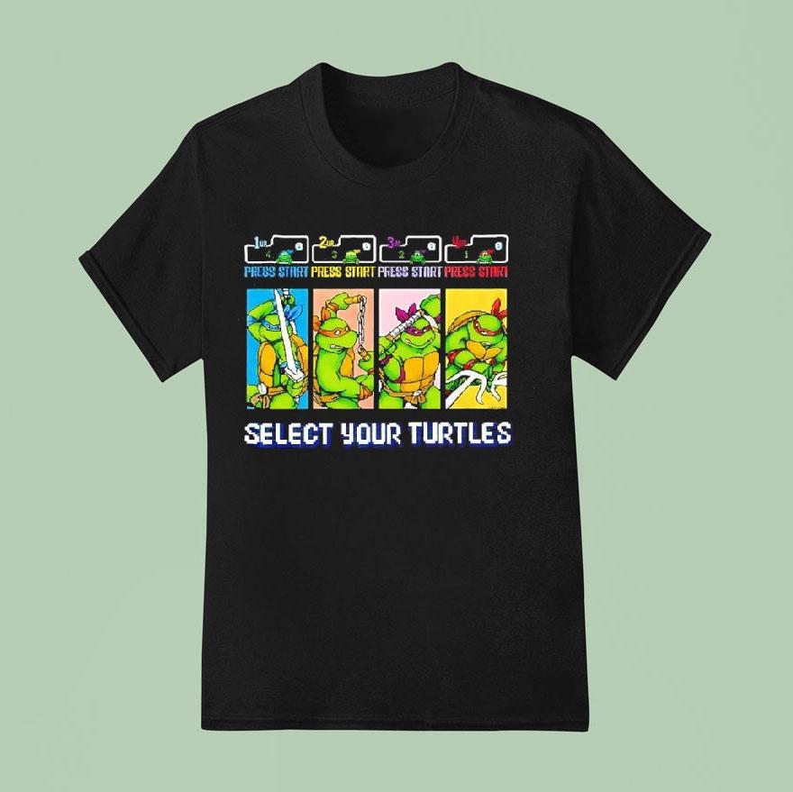 Mutant Ninja Turtles Select Your Turtles Graphic Shirt