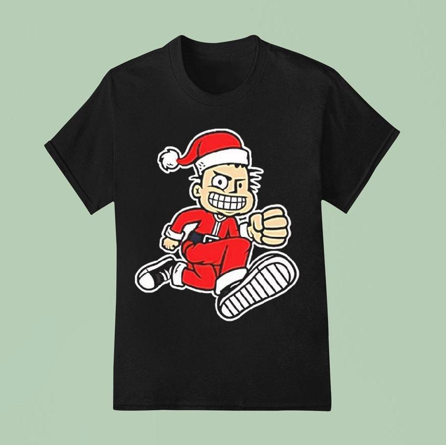 Mxpx Band Santa Px Black Shirt