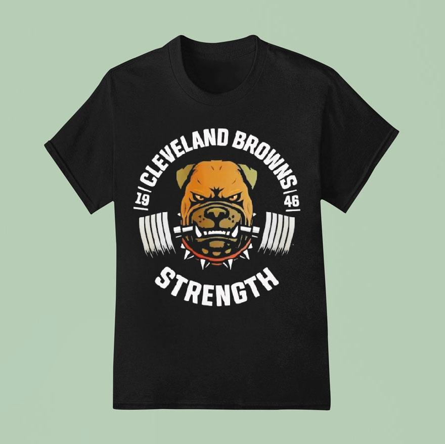 Myles Garrett Bulldog Cleveland Browns Strength Shirt