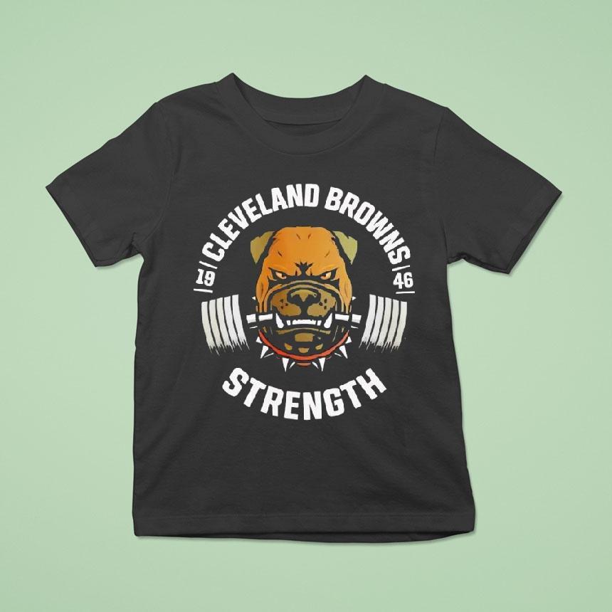 Myles Garrett Bulldog Cleveland Browns Strength Shirt