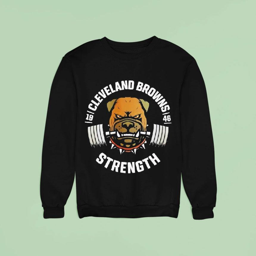 Myles Garrett Bulldog Cleveland Browns Strength Shirt Myles Garrett Bulldog Cleveland Browns Strength Shirt