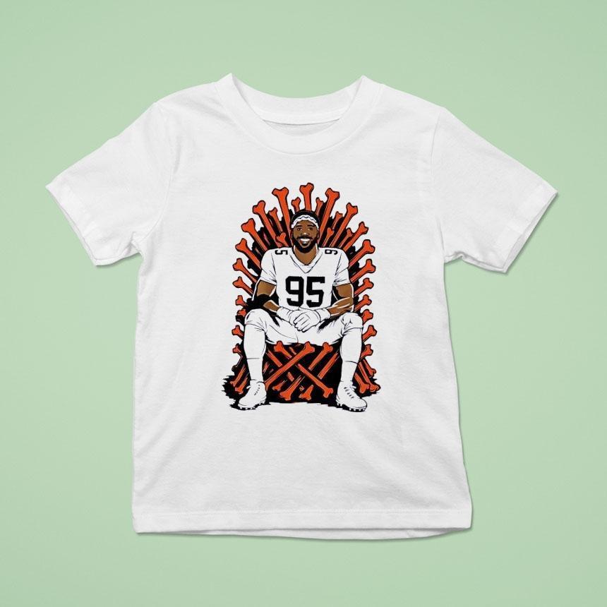Myles Garrett Cleveland Browns Single Season Sack King Shirt