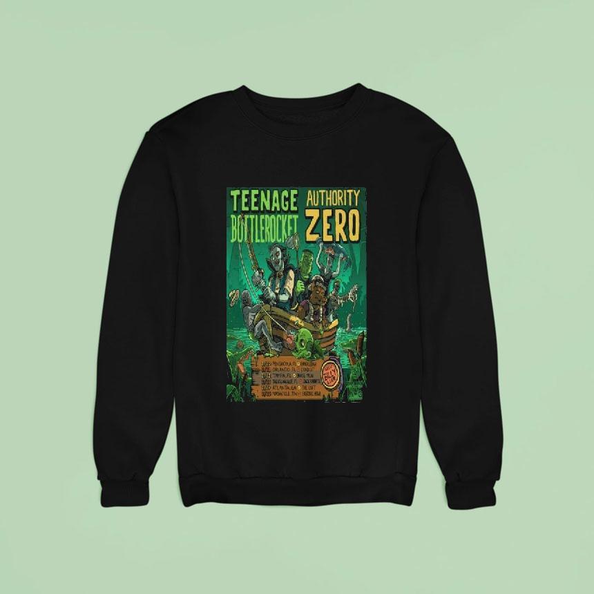 Nage Bottlerocket Authority Zero February Tour 2026 Shirt Nage Bottlerocket Authority Zero February Tour 2026 Shirt