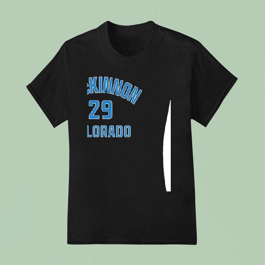 Nathan Mackinnon 29 Colorado Avalanche Hockey Shirt