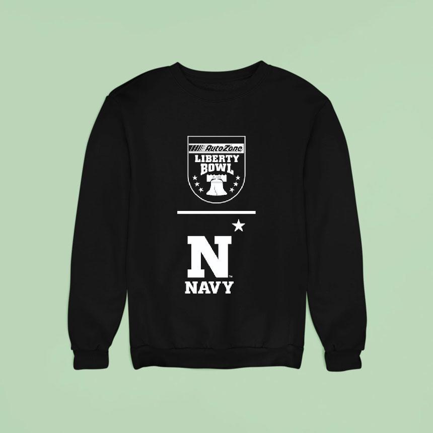 Navy Midshipmen Football Autozone Liberty Bowl Shirt Navy Midshipmen Football Autozone Liberty Bowl Shirt