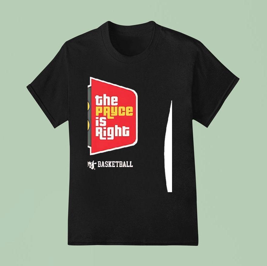 Nebraska Cornhuskers Basketball The Pryce Is Right Shirt