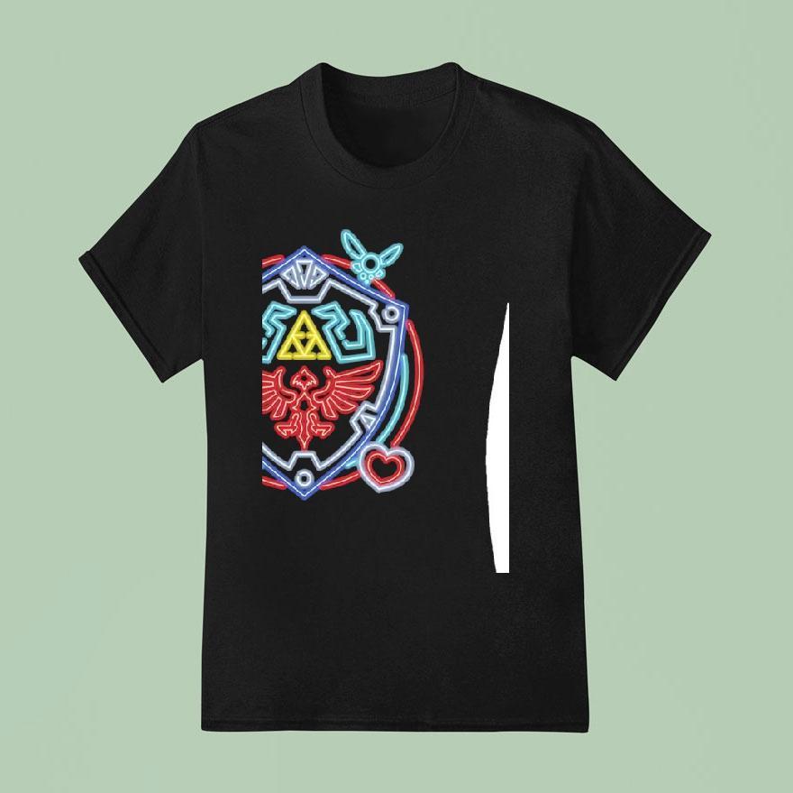 Neon Shield The Legend Of Zelda Shirt