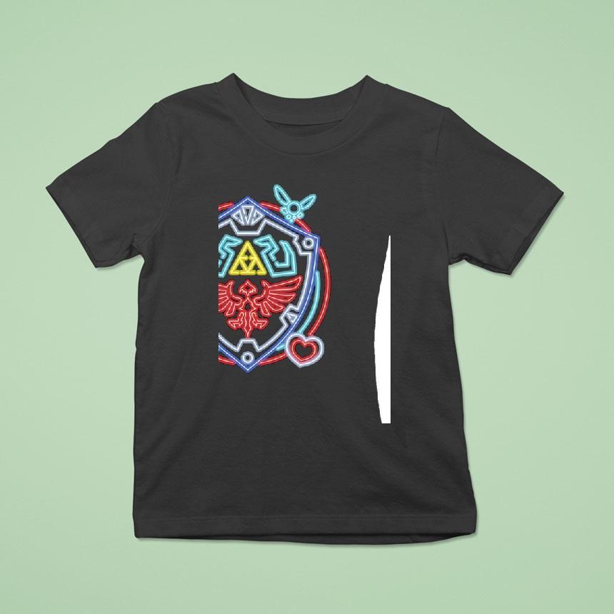 Neon Shield The Legend Of Zelda Shirt