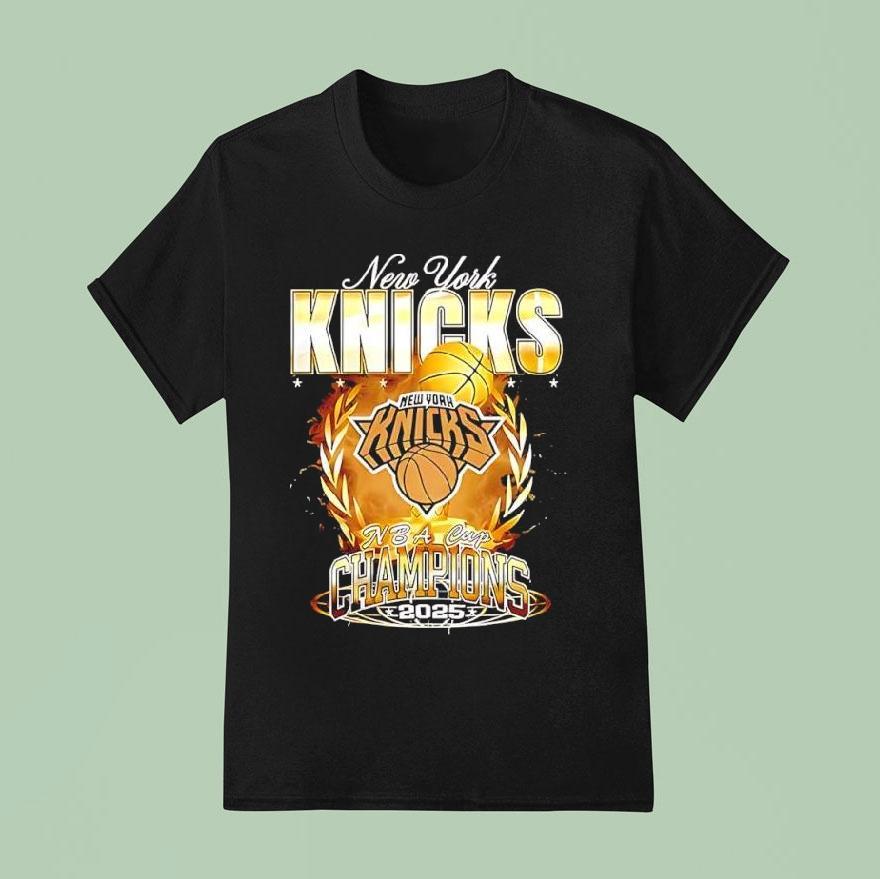 New York Knicks Nba Finals Champions 2025 Cup Shirt
