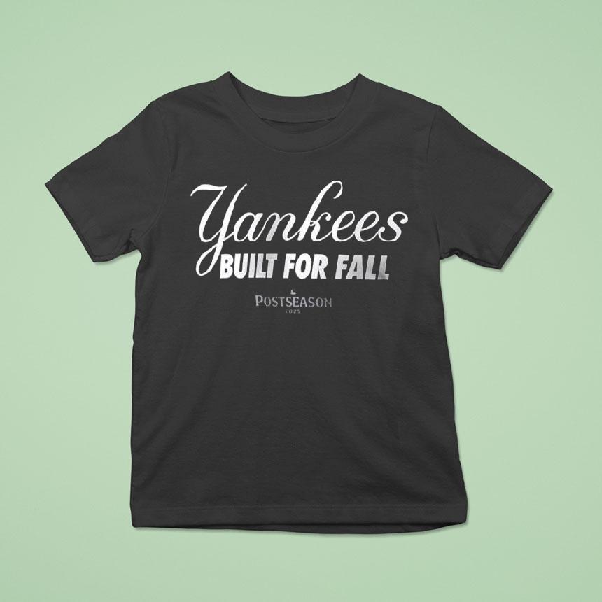 New York Yankees Built For Fall 2025 Mlb Postseason Authentic Collection Shirt